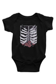 Attack On Titan Baskılı Unisex Siyah Bebek Body - Zıbın