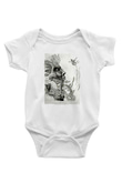 Attack On Titan Baskılı Unisex Siyah Bebek Body - Zıbın