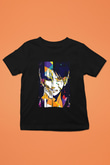 Attack On Titan Baskılı Unisex Siyah Çocuk Tişört - Tshirt