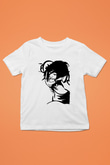 Attack On Titan Baskılı Unisex Siyah Çocuk Tişört - Tshirt