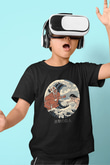 Attack On Titan Baskılı Unisex Siyah Çocuk Tişört - Tshirt