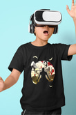 Attack On Titan Baskılı Unisex Siyah Çocuk Tişört - Tshirt