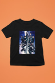 Attack On Titan Baskılı Unisex Siyah Çocuk Tişört - Tshirt
