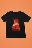 Attack On Titan Baskılı Unisex Siyah Çocuk Tişört - Tshirt