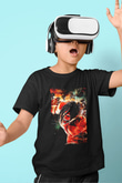 Attack On Titan Baskılı Unisex Siyah Çocuk Tişört - Tshirt