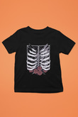 Attack On Titan Baskılı Unisex Siyah Çocuk Tişört - Tshirt