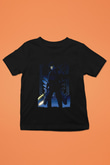 Attack On Titan Baskılı Unisex Siyah Çocuk Tişört - Tshirt