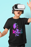 Attack On Titan Baskılı Unisex Siyah Çocuk Tişört - Tshirt
