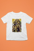 Attack On Titan Baskılı Unisex Siyah Çocuk Tişört - Tshirt