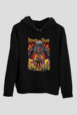 Attack On Titan Baskılı Unisex Siyah Hoodie