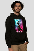 Attack On Titan Baskılı Unisex Siyah Hoodie