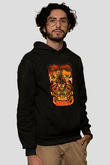 Attack On Titan Baskılı Unisex Siyah Hoodie