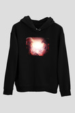 Attack On Titan Baskılı Unisex Siyah Hoodie