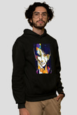 Attack On Titan Baskılı Unisex Siyah Hoodie