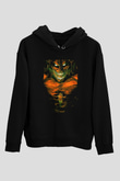 Attack On Titan Baskılı Unisex Siyah Hoodie