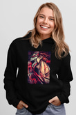 Attack On Titan Baskılı Unisex Siyah Hoodie