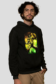Attack On Titan Baskılı Unisex Siyah Hoodie