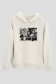 Attack On Titan Baskılı Unisex Siyah Hoodie