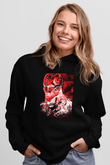 Attack On Titan Baskılı Unisex Siyah Hoodie