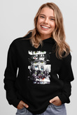 Attack On Titan Baskılı Unisex Siyah Hoodie