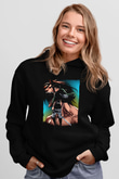 Attack On Titan Baskılı Unisex Siyah Hoodie