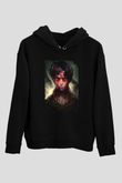 Attack On Titan Baskılı Unisex Siyah Hoodie