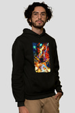Attack On Titan Baskılı Unisex Siyah Hoodie