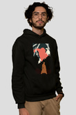 Attack On Titan Baskılı Unisex Siyah Hoodie