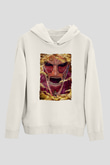 Attack On Titan Baskılı Unisex Siyah Hoodie