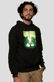 Attack On Titan Baskılı Unisex Siyah Hoodie