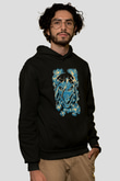 Attack On Titan Baskılı Unisex Siyah Hoodie