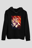 Attack On Titan Baskılı Unisex Siyah Hoodie