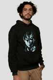 Attack On Titan Baskılı Unisex Siyah Hoodie