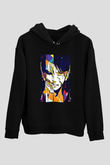 Attack On Titan Baskılı Unisex Siyah Hoodie