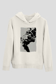 Attack On Titan Baskılı Unisex Siyah Hoodie