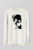 Attack On Titan Baskılı Unisex Siyah Sweatshirt