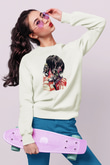 Attack On Titan Baskılı Unisex Siyah Sweatshirt