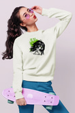 Attack On Titan Baskılı Unisex Siyah Sweatshirt