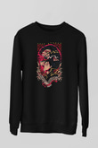 Attack On Titan Baskılı Unisex Siyah Sweatshirt