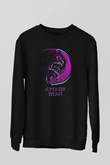 Attack On Titan Baskılı Unisex Siyah Sweatshirt