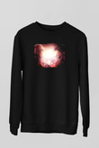 Attack On Titan Baskılı Unisex Siyah Sweatshirt