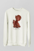 Attack On Titan Baskılı Unisex Siyah Sweatshirt