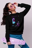 Attack On Titan Baskılı Unisex Siyah Sweatshirt