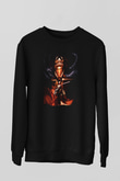 Attack On Titan Baskılı Unisex Siyah Sweatshirt