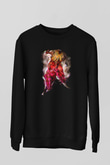 Attack On Titan Baskılı Unisex Siyah Sweatshirt