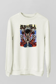 Attack On Titan Baskılı Unisex Siyah Sweatshirt