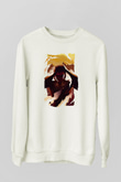 Attack On Titan Baskılı Unisex Siyah Sweatshirt