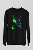 Attack On Titan Baskılı Unisex Siyah Sweatshirt