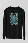 Attack On Titan Baskılı Unisex Siyah Sweatshirt
