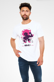 Attack On Titan Baskılı Unisex Siyah Tişört - Tshirt